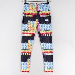 Lotus Leggings Womens Sz XL Multicolor Periodic Table Of Elements Print Casual